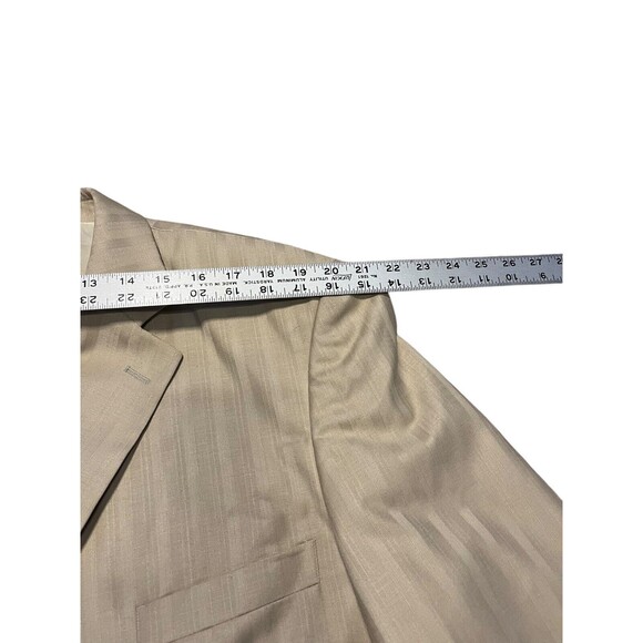 Tessori Uomo 100 % Wool Off White Sport Coat/Blazer Men's Size 46R - Italy - Picture 15 of 15